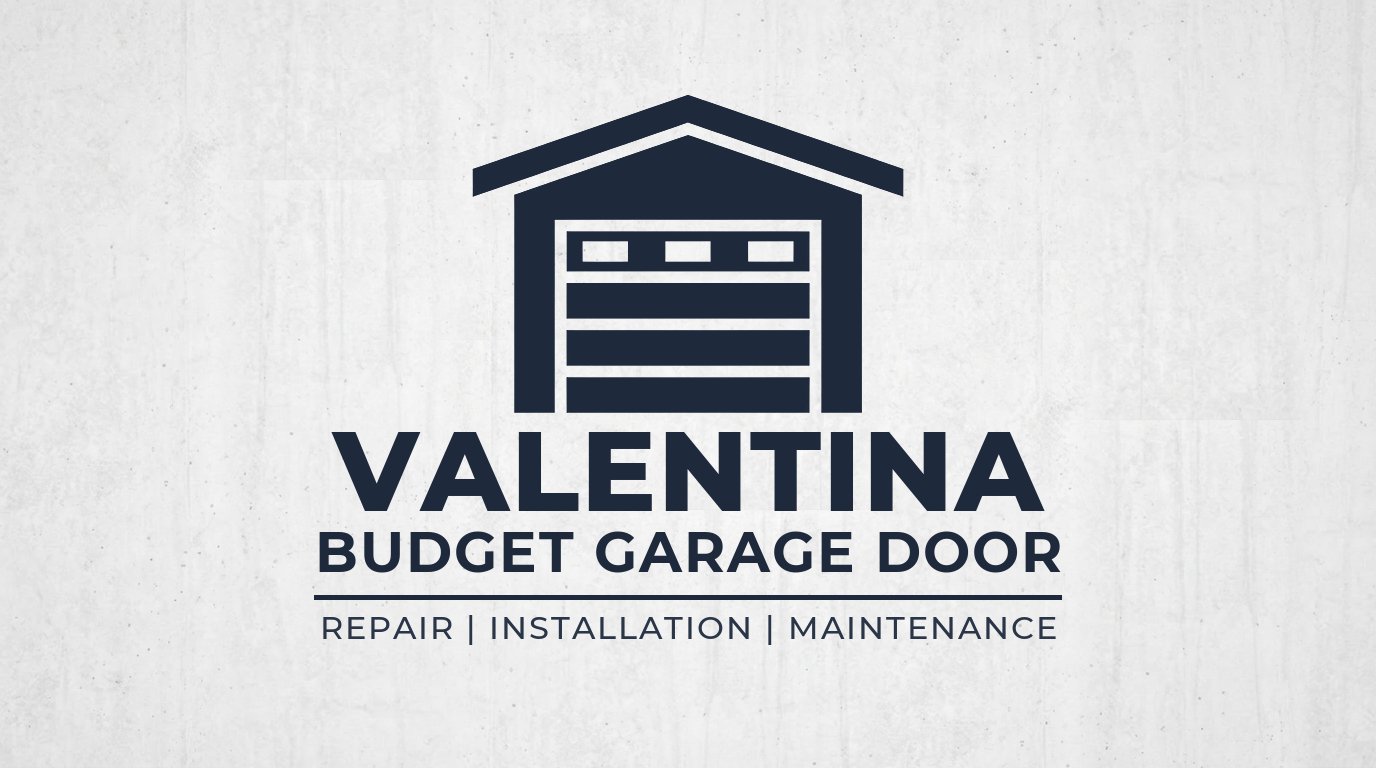 Valentina Budget Garage Door Logo